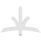 Ekena Millwork Davenport Architectural Grade PVC Gable Bracket, 48"W x 32"H x 4"D x 4"F, 16/12 Pitch GBP048X32X0404DAV00 - alternate 3